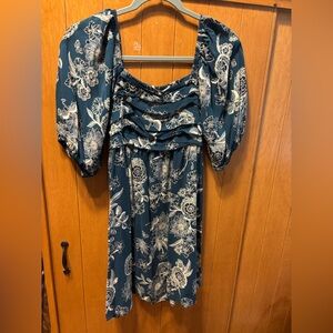 Maurices Navy Floral Dress